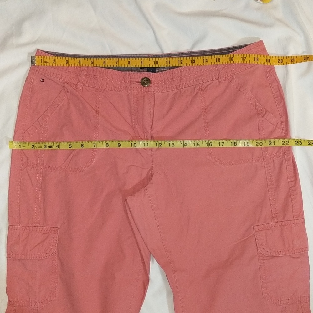 Tommy Hilfiger salmon capri pants sz 14 - Picture 4 of 6